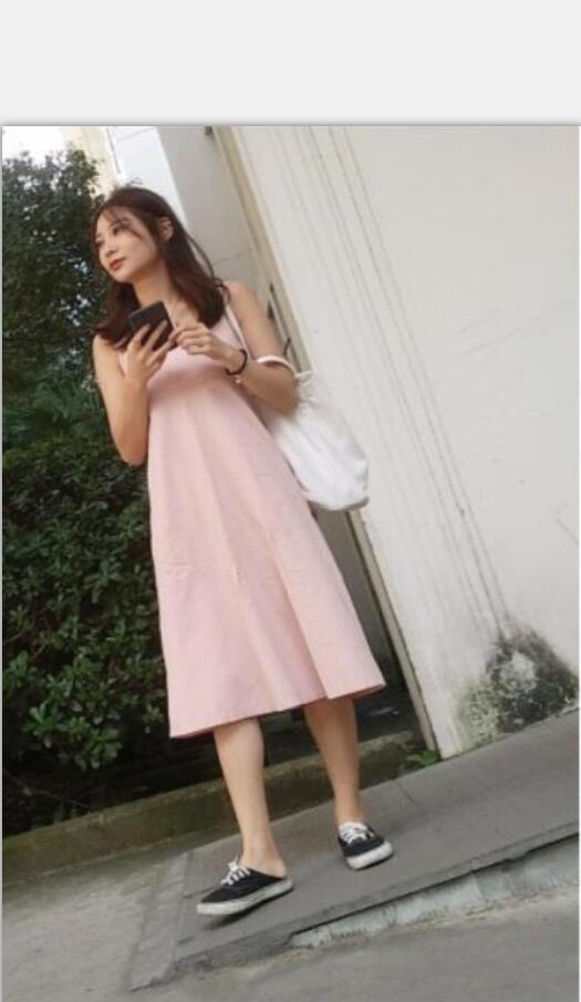 WZ系列10-11-粉色长裙美女照拍黑透明骚N