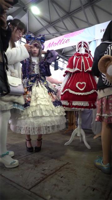 【YZWCD】YM012服装展台的Lolita模特！白N夹进PG缝！